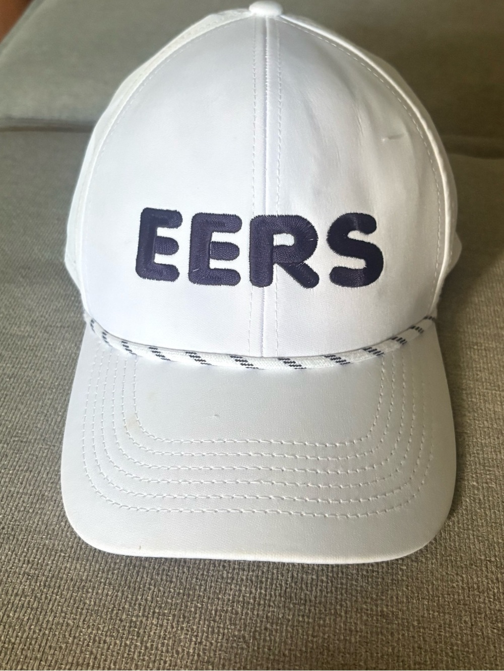 WVU “EERS”  Baseball hat with Navy Embroidery